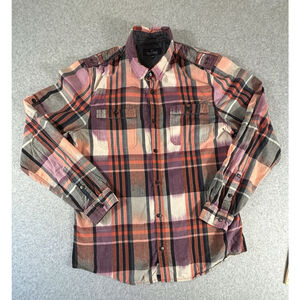 Buffalo David Bitton Union Made Plaid Shirt Men’s XL Long Sleeve Button Up